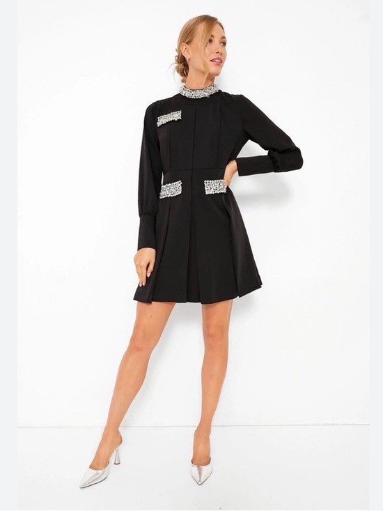 Tuckernuck Dresses & Skirts - Tuckernuck Hoyt Black Embellished  Mini Dress-NEVER WORN!
